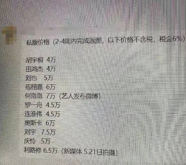 明星穿衣推广费多少？小爱豆私服推广一次可赚7万